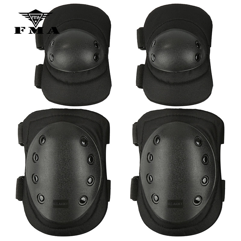 FMA Knee & Elbow Pad 4 Pcs Sports Knee Elbow Protector Tactical Protective  Set – FMA Official Store