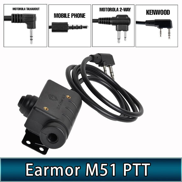 Opsmen Earmor Tactical Headset M51 PTT Adapter