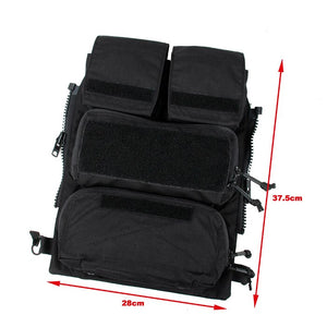 FMA Tactical Zipper Pouch Bags Black for TMC Tactical Vest 16-19 AVS JPC2.0 CPC