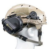 EARMOR Tactical Headset M31H Hearing Protection for Wendy Exfil Helmet Rails