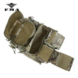 FMA Tactical Vest Zipper Pouch Bags Multicam Limited Edition for Tactical Vest 16-19 AVS JPC2.0 CPC